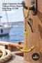 3 Pieces Brass Anchor Keychain – Anchor Design Key Holder Brass Keychain Key Ring 12 cm