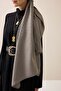 Window Cage Anthracite Ramy Jacquard Shawl 70X210 - 5