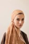 Chain Logo Camel Hair Cotton Floss Shawl 70X210 - 3