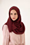 Güneş Doğarken Ferah Tencel Burgundy Shawl 70X200