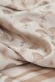 Carnation Monogram Beige Silk Shawl 68X200 - 4