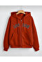 London Printed 3 Thread Combed Cotton Hooded Oversize Cardigan