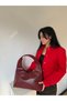 Women's Rabi Model Faux Leather Hand & Shoulder Bag - 4