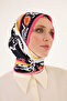 Hayat Black-Yellow Floş Viscose Shawl 70X210 - 3