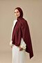 Bambunoor Claret Red Naia Cotton Shawl 70X210 - 4
