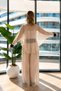 Luxury Soft Silk Chiffon Design 3-Piece Set - 3