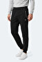 Fernon Men's Black Sweatpants with Pockets - 7