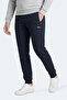 Fernon Men's Navy Blue Sweatpants with Pockets - 8