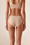 Women's 3-Piece Laser Cut Seamless Non-Marking Lycra High Waist Panties Set - 3