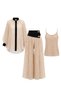 Luxury Soft Silk Chiffon Design 3-Piece Set