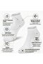 Women's Bamboo Booties Socks 6-Pack |   Breathable Moisture-Wicking Soft, Black White Gray - 4