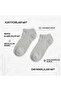 Women's Bamboo Booties Socks 6-Pack |   Breathable Moisture-Wicking Soft, Black White Gray - 6