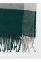 Alita City Green Knitwear Plaid Women's Scarf with a Difference - 3