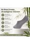 Men's Bamboo 6-Piece Ballerina Socks Invisible No Show Seamless Silicone Heels - 5