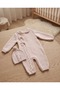 100% Knitwear Baby Girl Bowknot Jumpsuit - 3
