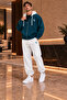 Premium Unisex Printed Hooded Zippered Cardigan Tracksuit Set 3 Thread Threaded - 4