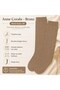 Women's 70 Denier Thick Mother Socks, Pack of 6 |   Below the Knee, Heelless, Flexible, Skin Black, Bronze, Mink - 6