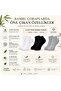 Women's Bamboo Booties Socks 12-Pack |   Breathable Moisture-Wicking Soft, Black White Gray - 3