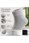 Women's Bamboo Long Socks 6-Pack, Seamless Toe Soft Textured Black White Gray - 3