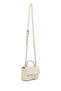 Women's Cream Long Strap Quilted Shoulder Bag Ab20002553 - 2