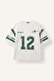 Boxy Fit Crew Neck Printed Short Sleeve T-Shirt J0769Ax26Au