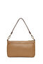 Women's Tan Long Strap Leather Handbag Ab540003Df - 6