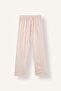 Regular Fit Long Sleeve Velour Top Striped Long Bottom Pajama Set A6205Ax26Au - 5