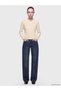 Alita City Lcw Modest Ecru Knitwear Openwork Short Women's Cardigan with a Difference - 2