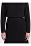 Alita City Lcw Modest Black Knitwear Plain Long Women's Skirt with a Difference - 3