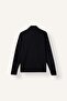 Standard Fit High Collar Half-Zip Basic Sweatshirt I0571Ax26Wn - 2