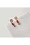 Red Earth Natural Stone Earrings - 2