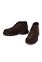 Men's Brown Lace-Up Nubuck Leather Casual Boots Wm620010Dn - 4