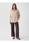 Two Mt Shop Quality Lcw Modest Beige Embroidered Women's Shirt Tunic - 2
