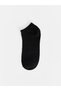 Alita City Farkıyla Lcw Dream Black Plain 5-Piece Pack Women's Booties Socks