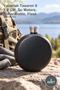 3 Round Water Bottles – Round Design 9 X 8 Cm, Water Bottle, Flask