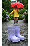 Children's Rain Boots Waterproof Colorful Patterned Boots - 2