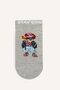 Bear and Text Patterned 5-Piece Cotton Booties Socks for Boys I6823A8Ns - 5