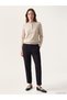 Alita City Lcw Grace Beige Knitwear Plain Oval Neck Women's Sweater - 2