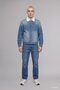 Straight Fit Normal Waist Pipe Leg Jean Trousers I6245Ax26Au - 2