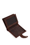 Men's Brown Leather Card Holder 000A2D3094Cr - 7