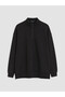 Alita City Black High-Neck Women's Sweatshirt Tunic with a Difference - 5