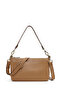 Women's Tan Long Strap Leather Handbag Ab540003Df