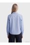 Alita City Lcw Vision Blue Striped Oxford Women's Shirt with a Difference - 4