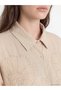 Two Mt Shop Quality Lcw Modest Beige Embroidered Women's Shirt Tunic - 3