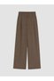 Wide-Legged Pleated Women's Fabric Trousers for Style Enthusiasts from Uzg Store - 6