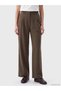 Wide-Legged Pleated Women's Fabric Trousers for Style Enthusiasts from Uzg Store - 3