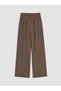 Wide-Legged Pleated Women's Fabric Trousers for Style Enthusiasts from Uzg Store - 7