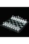 5-Piece Glass Chess Set – Desktop Chess Game with Glass Design, 25 cm Size, Chess Set - 2
