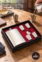3-Piece Flask Set – Stainless Steel 9 oz with 4 Shot Glasses, Shot Cup Flask, Shot Glass