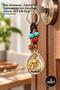 2 Pieces of Luck and Blessing Keychain – Ornamental Accessory, Keychain Charm for Carrying and Decoration, 9X3 cm Size